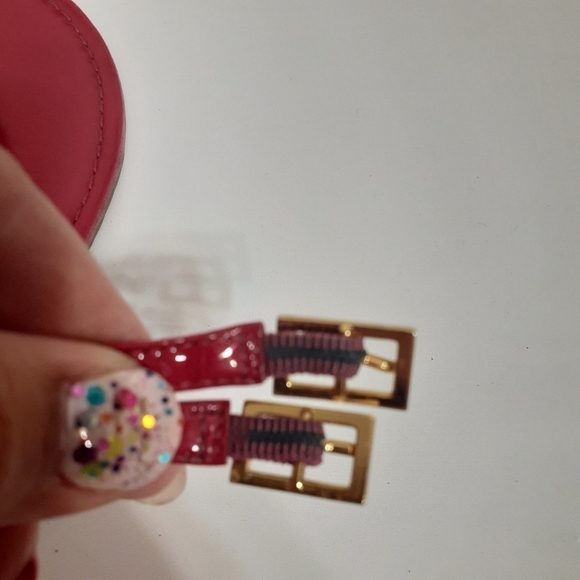 TORY burch women's ali equestrian thong sandals pink flats, size 7.5 - Picture 11 of 15